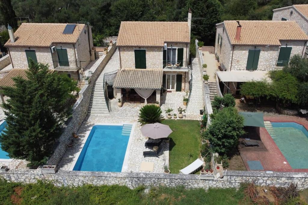 Stone Pool House Gouvia Poulades