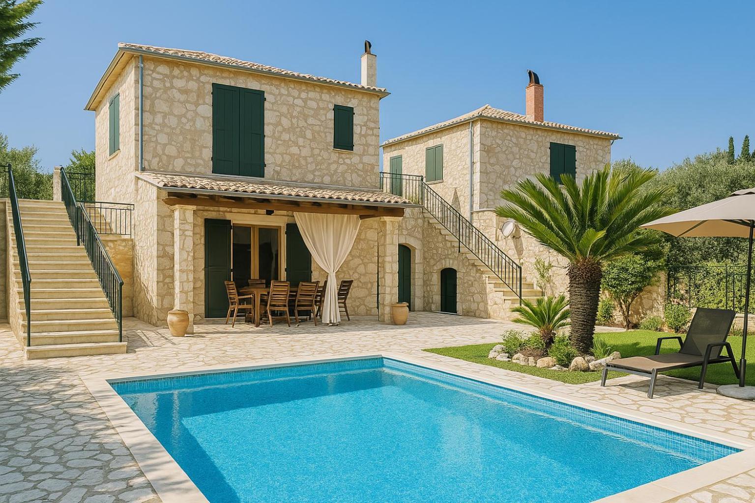 Stone Pool House Gouvia Case de vacanță *